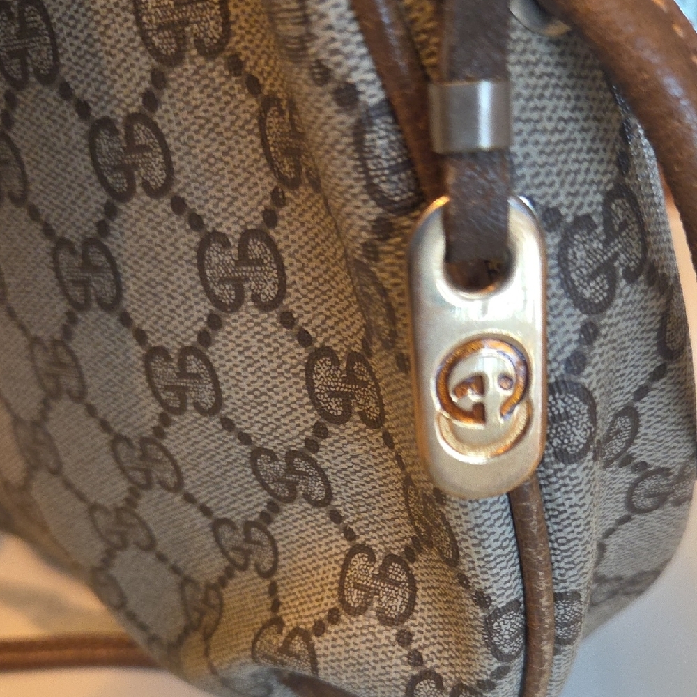Rare Vintage Gucci Brown Crossbody Bag - Picture 11 of 13